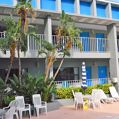 Fort Pierce Lodging and Dining outside of motel